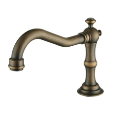 Bianca Antique Brass Dual Handled Bathroom Sink Faucet